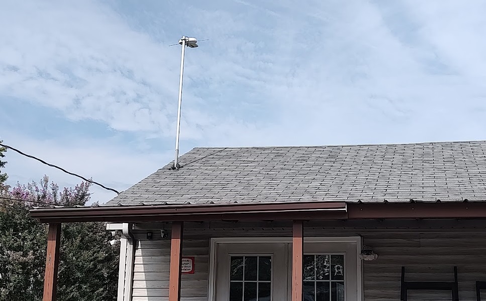 Roof antenna install